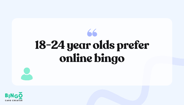 18 24 year old bingo players