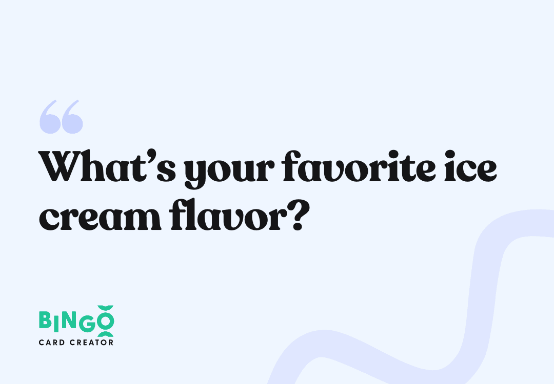 favorite ice cream flavour